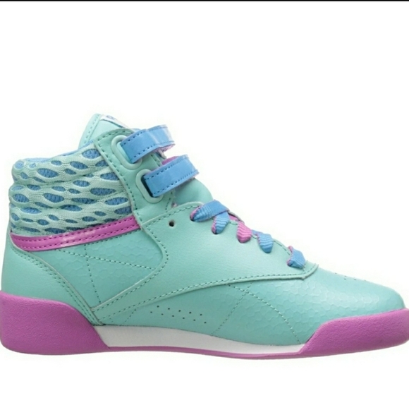 Reebok Freestyle CLASSIC HI Color Blue/Blue Beam/UltraberryStyle M46758,… - Picture 7 of 12